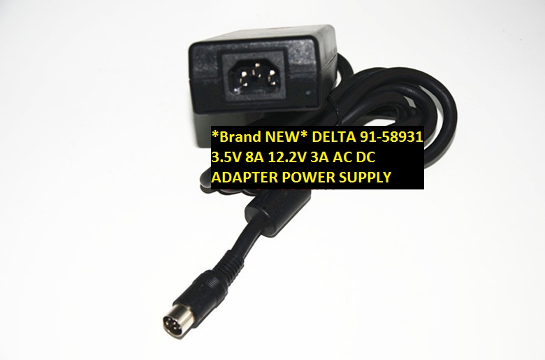*Brand NEW* 12.2V 3A 3.5V 8A DELTA 91-58931 AC DC ADAPTER POWER SUPPLY